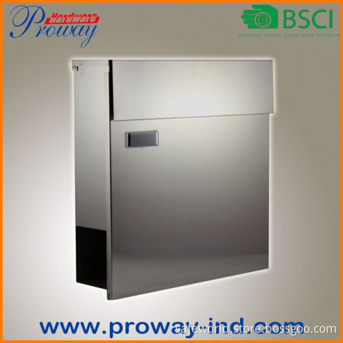 Customized outdoor waterproof stainless steel mailbox